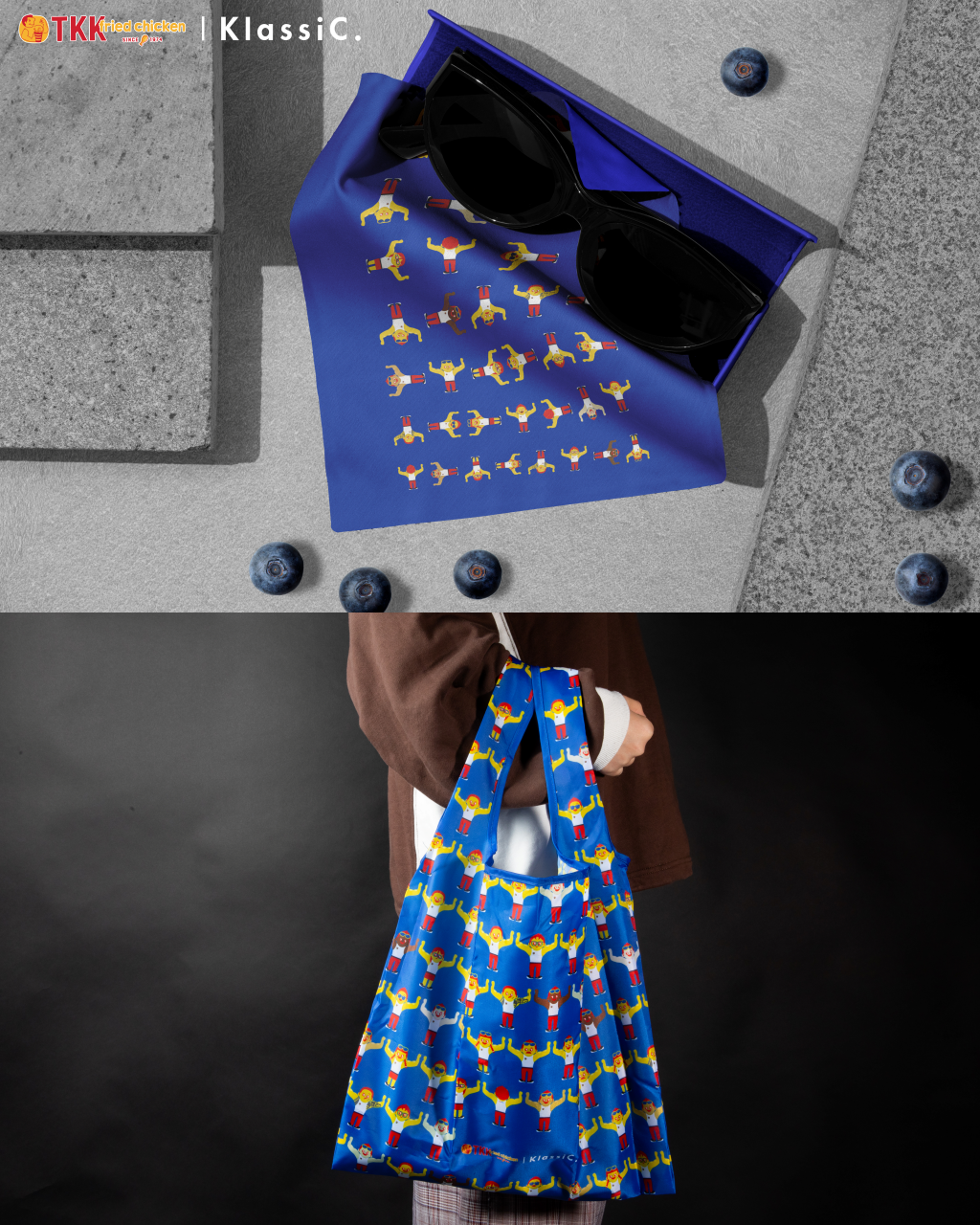 KlassiC. x 頂呱呱 購物袋售價$299;杯墊售價$199