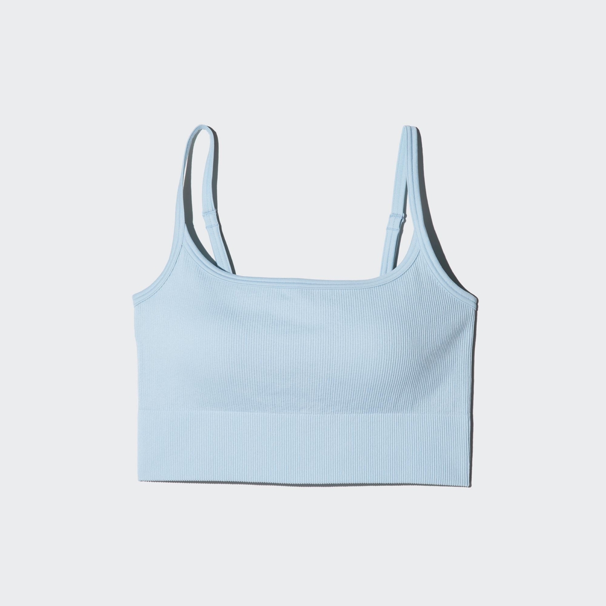 UNIQLO 無縫短版BRATOP細肩帶背心，NT$790