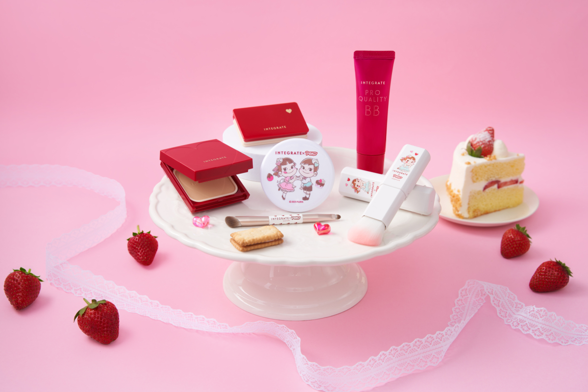 可愛爆擊!INTEGRATE超人氣會斷貨底妝組攜手Peko再現奶糖肌