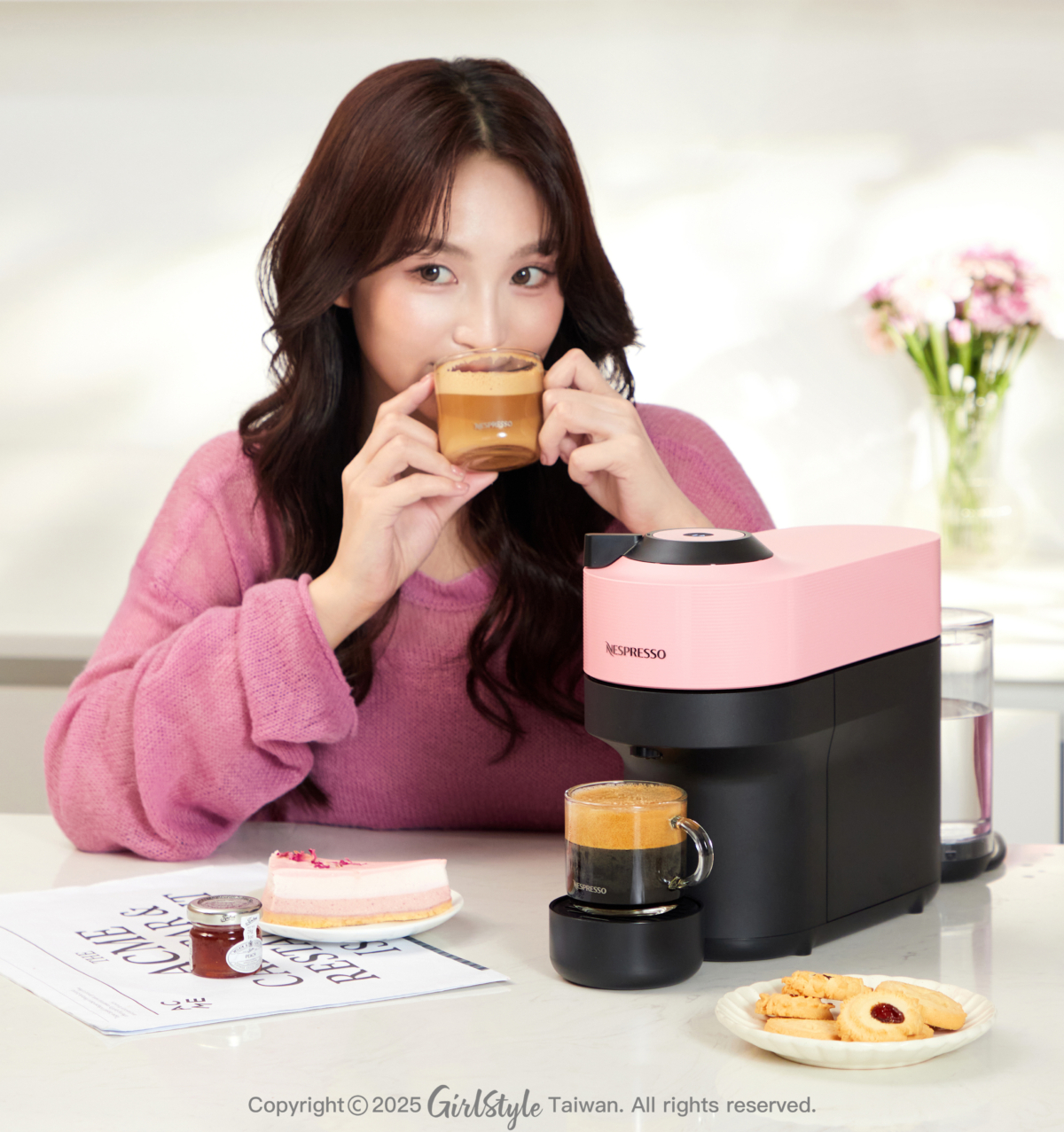 Nespresso VERTUO POP 咖啡機 #櫻花粉