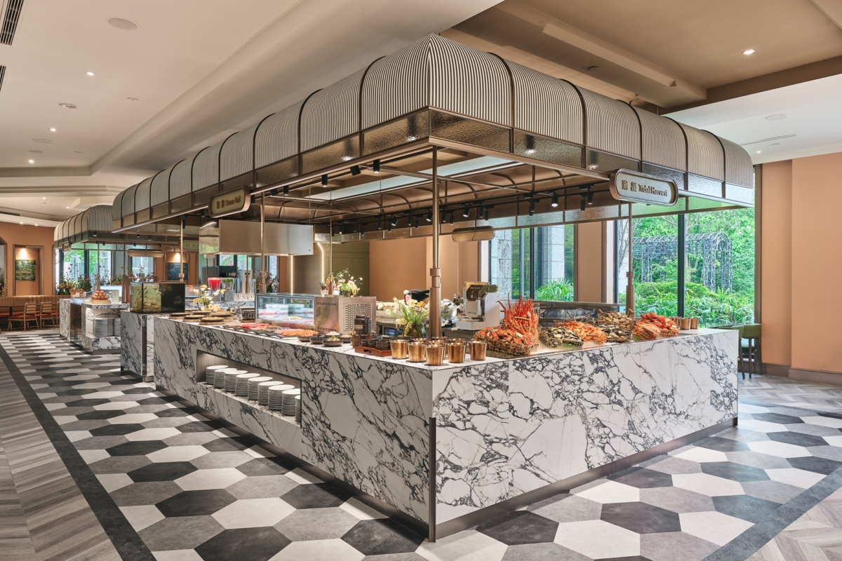 新竹煙波湖濱館「莫內饗宴」取餐吧台