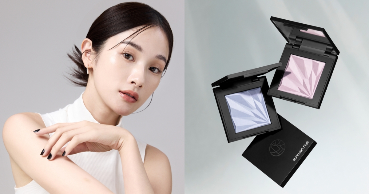shu uemura 植村秀 無極限幻光蜜粉餅 星透紫 / 冰透藍，NT$2,300