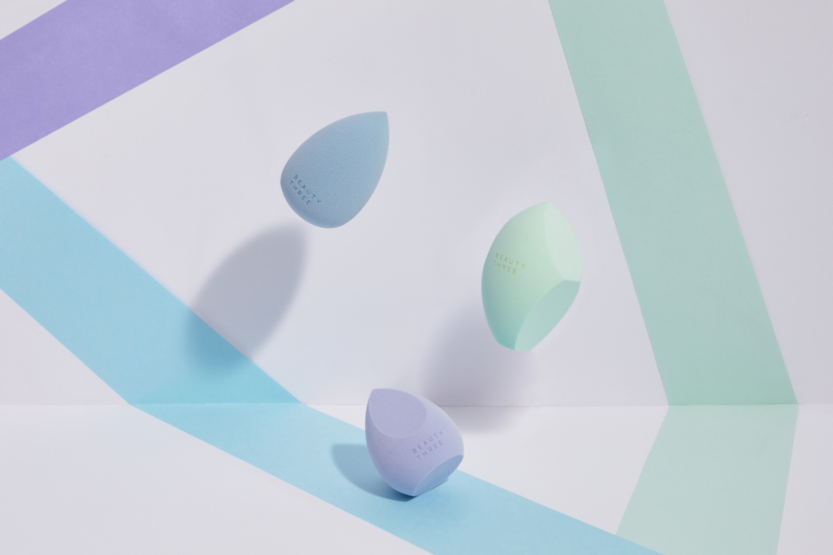 永和三美人 水色水滴形美妝蛋/若紫雙切形美妝蛋/青芽蛋形三切美妝蛋，NT$149