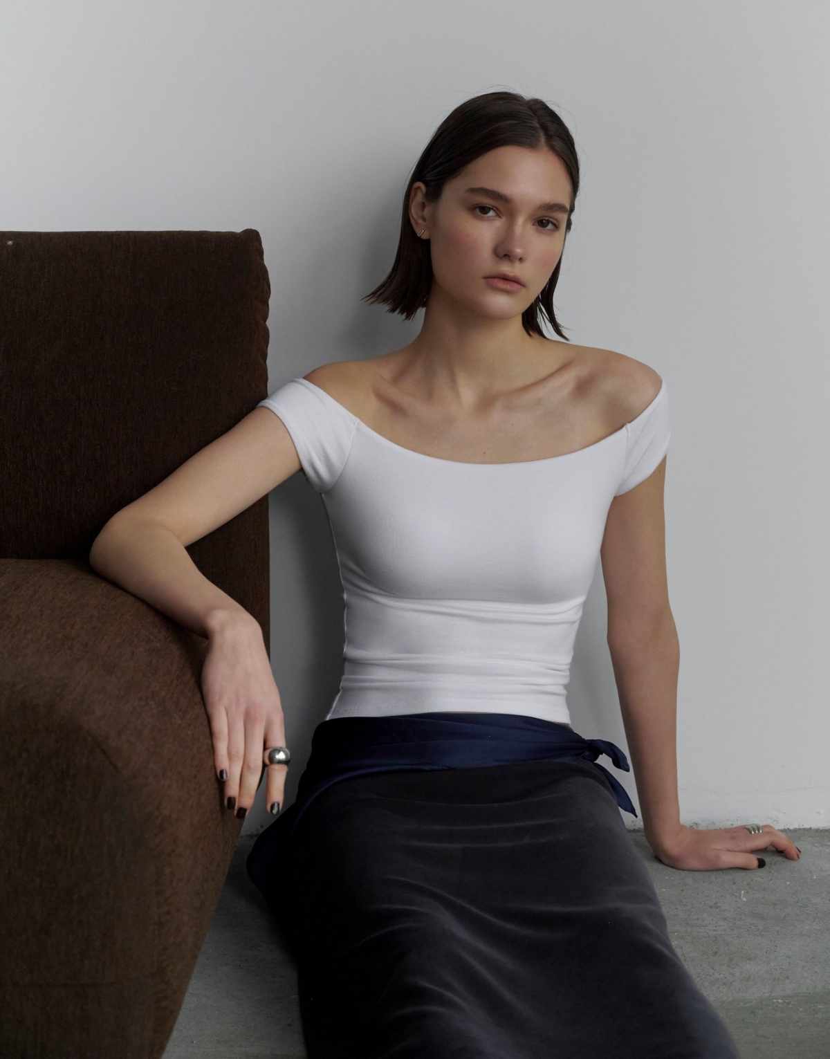 PAZOO MIT 柔彈一字領短袖 BRATOP，NT$590