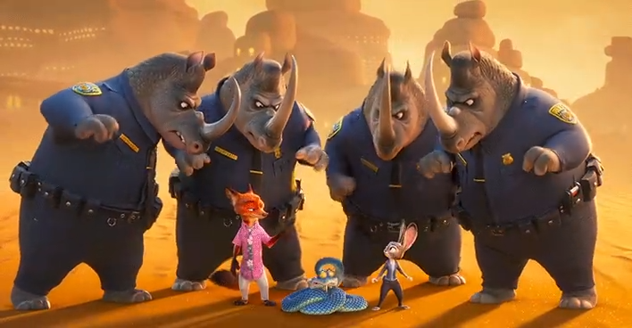 所有警察緝捕《動物方城市2》哈茱蒂、胡尼克、蛇