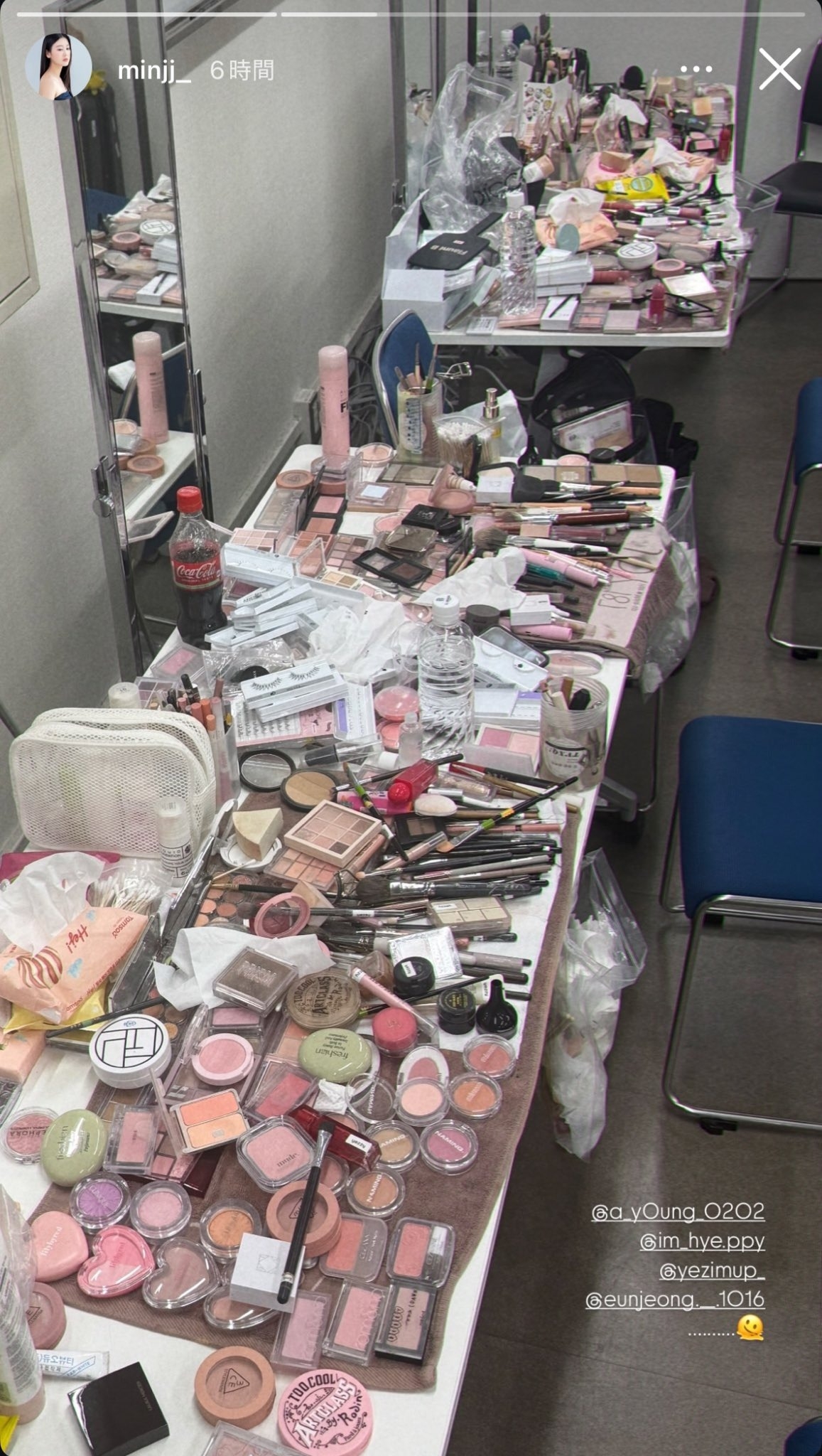 韓國美妝師分享tripleS後台