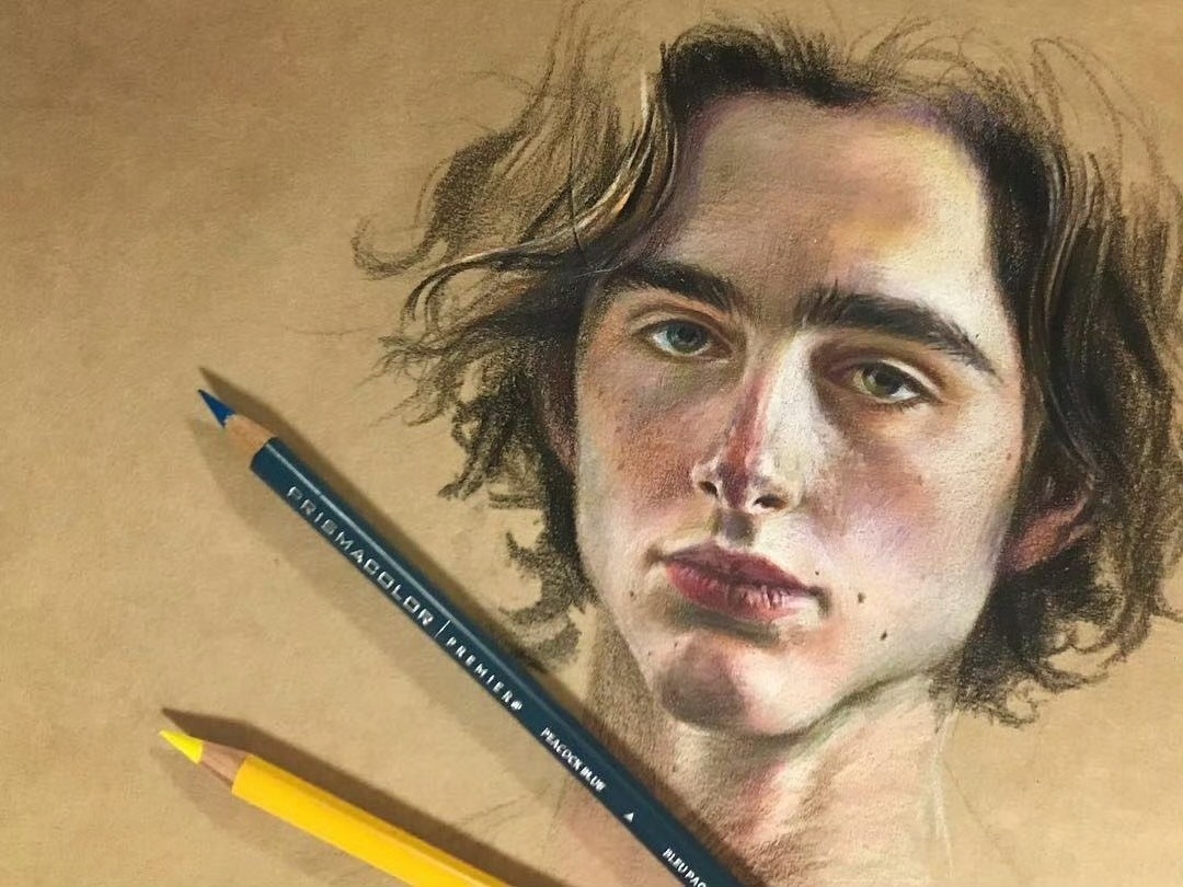 高允貞畫甜茶 Timothée Chalamet 