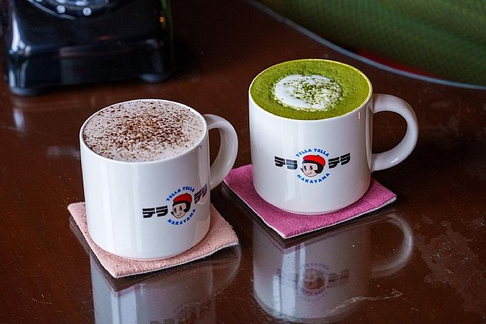 辻利茶舗XTella Tella Café「辻利丸香抹茶歐蕾」與「宇治焙茶歐蕾」茶香濃郁。細緻