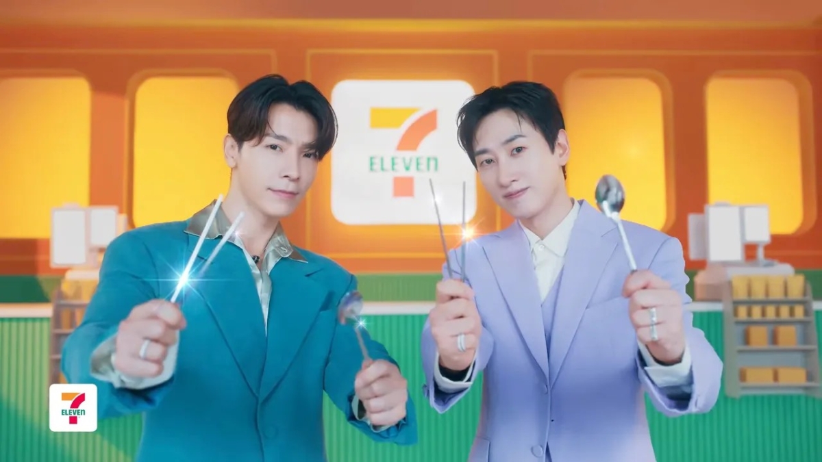Super Junior-D&E東海、銀赫去年10月化身「美味歐巴」成為7-ELEVEN代言人。