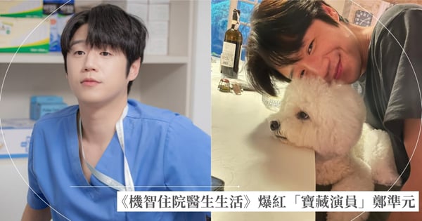 起底《機智住院醫生生活》爆紅「寶藏演員」鄭準元！與高允貞組「親家CP」、迷人狗狗眼超圈粉、曾與IU演虐戀情人