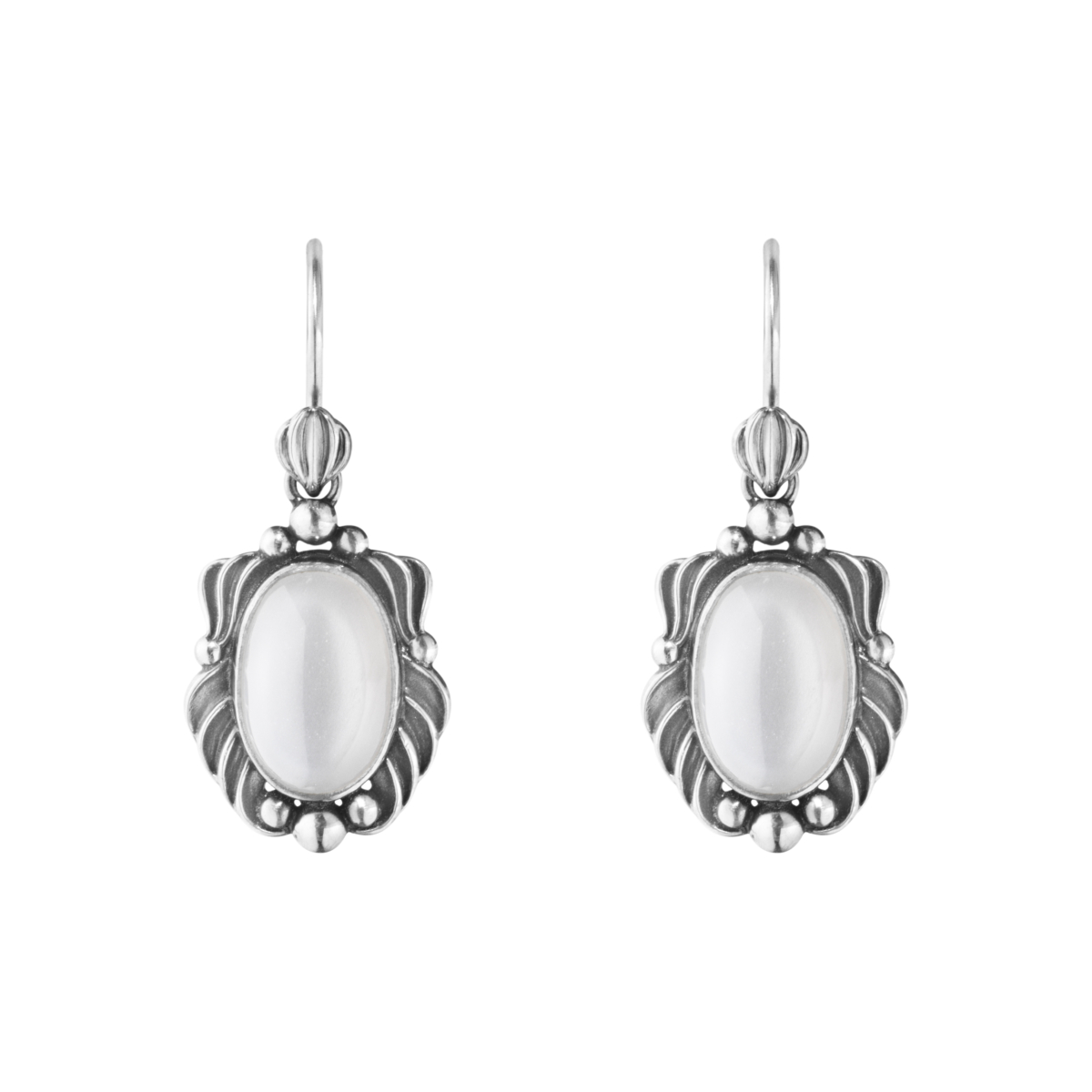 GEORG JENSEN HERITAGE系列_亞洲限定2025年度白色月光石純銀耳環,NT$10,900