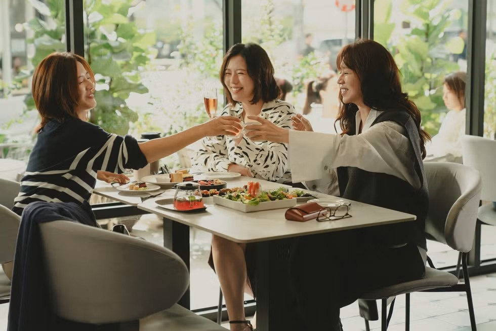 《忘了我記得》「程樂樂」身旁擁有閨蜜「佳雲」與「蘇菲」的支持。