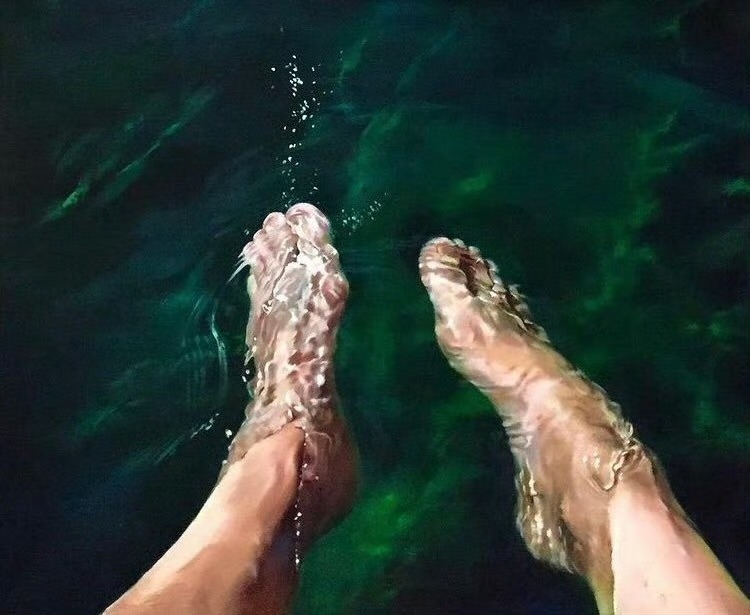 韓國女演員高允貞的畫作