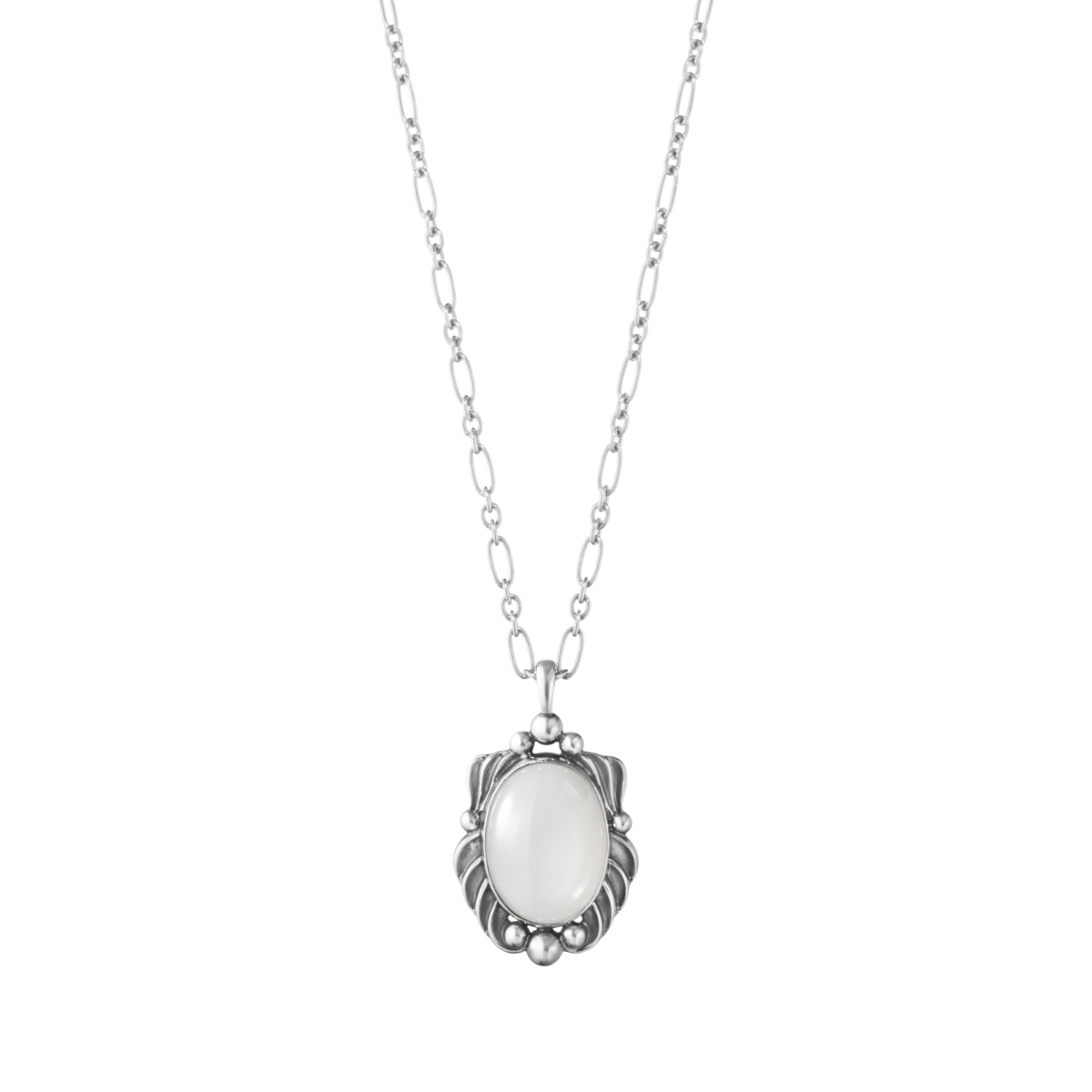 GEORG JENSEN HERITAGE系列_亞洲限定2025年度白色月光石純銀項鍊,NT$10,900
