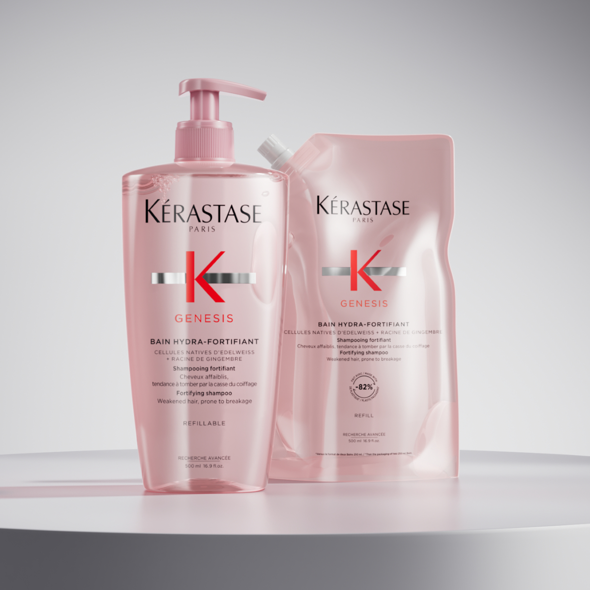 KÉRASTASE 巴黎卡詩 全新 500ml 髮浴補充包