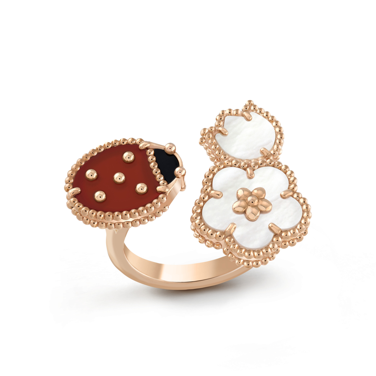 Van Cleef & Arpels梵克雅寶 Lucky Spring Between the Finger指間戒參考售價:$233,000