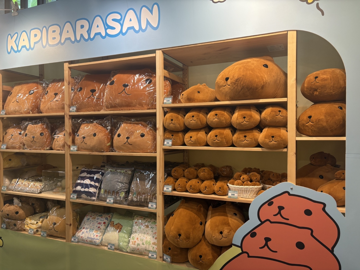 「水豚君」20週年快閃店現場特別準備限量發售周邊商品。