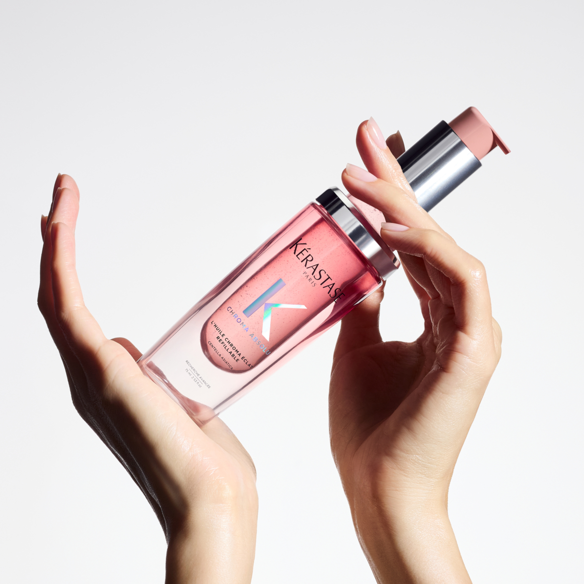 恆彩重生水漾光持色露 75ml 及填裝瓶 75ml，NT$2,600 / 1,950