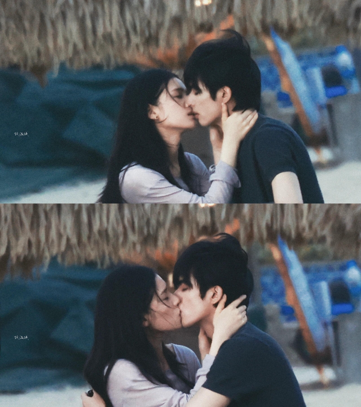 張婧儀、宋威龍在《野狗骨頭》吻得難分難捨。