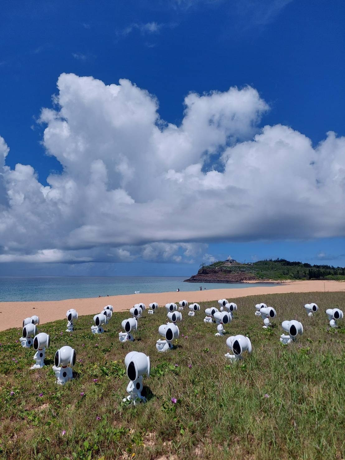 澎湖國際海上花火節合作史努比推出景點快閃活動