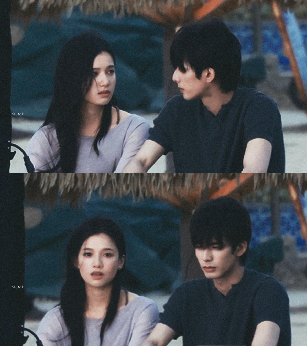 張婧儀、宋威龍在《野狗骨頭》吻戲曝光。