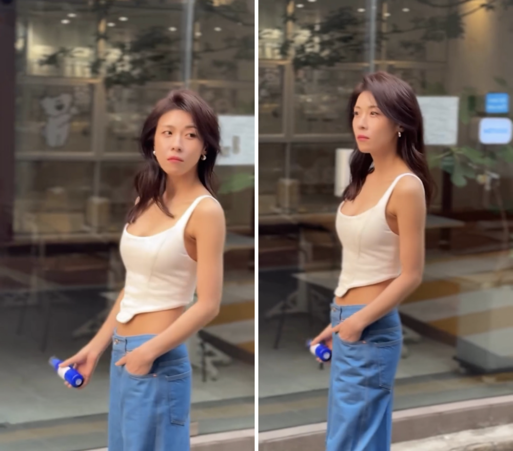 花絮影片中的河智苑氣質更驚人～