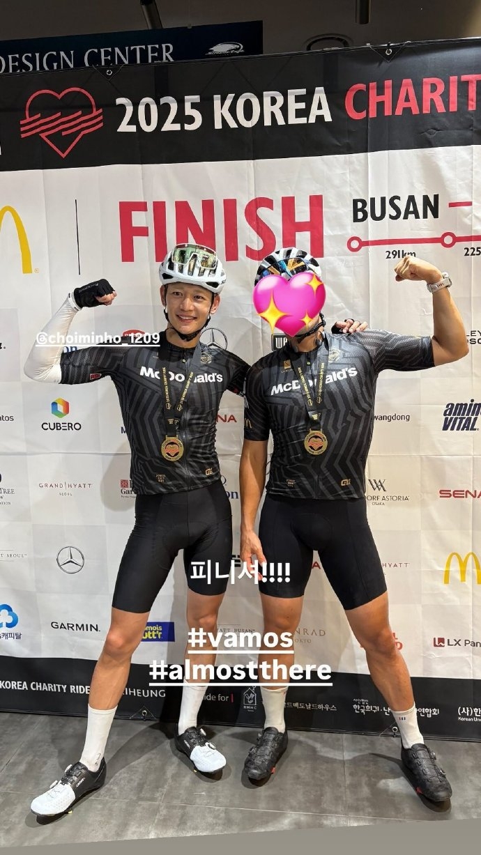 SHINee珉豪「25小時內」從釜山騎單車回首爾