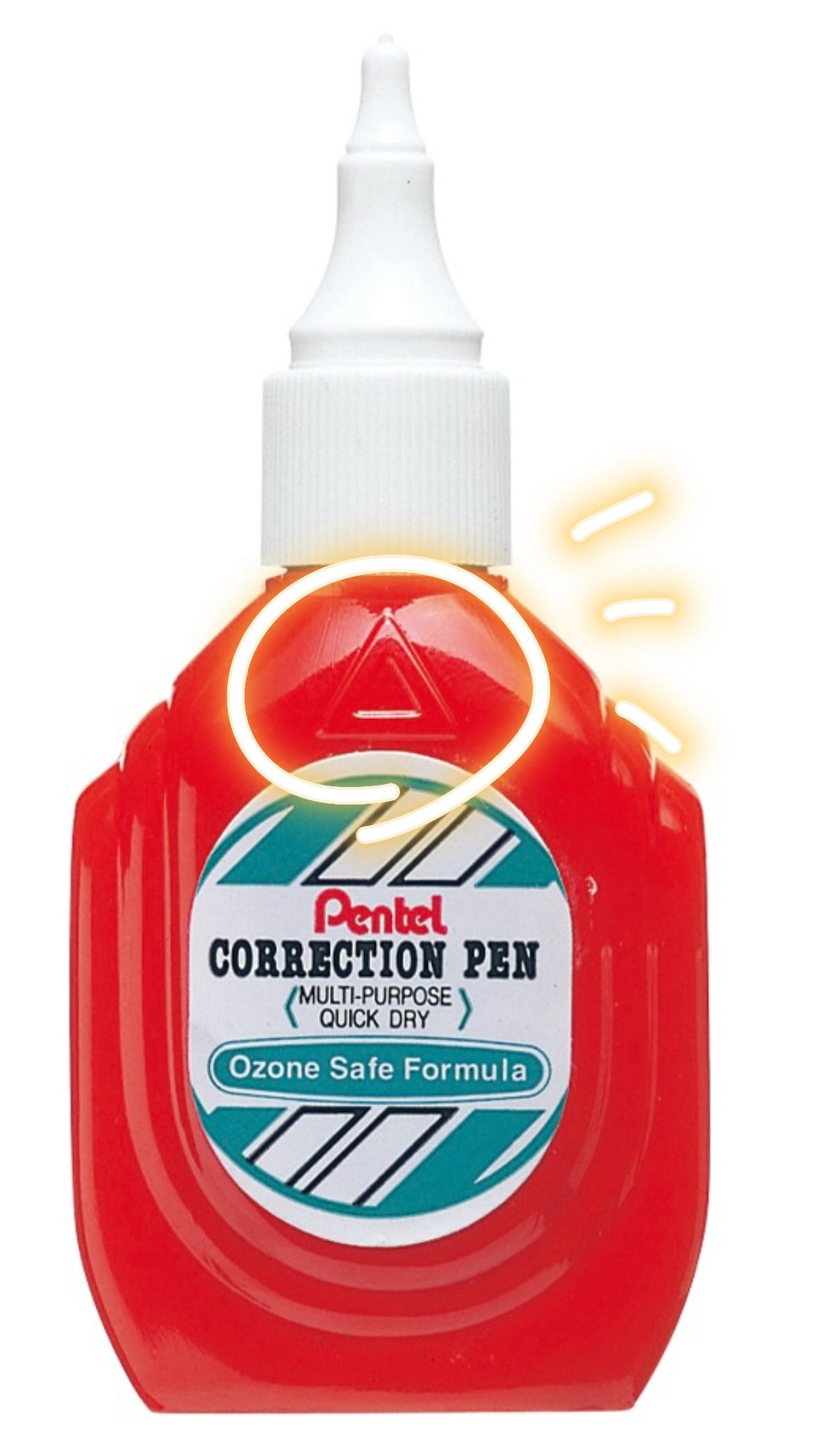 飛龍Pentel立可白的三角形符號，是為了讓盲人可以辨識