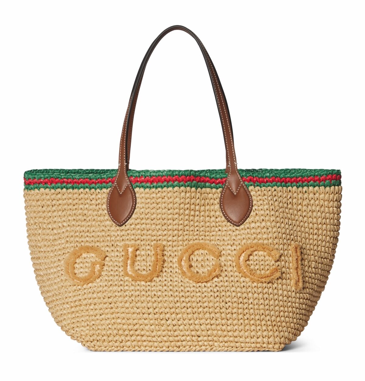 Gucci 草編托特包，NT$ 76,500