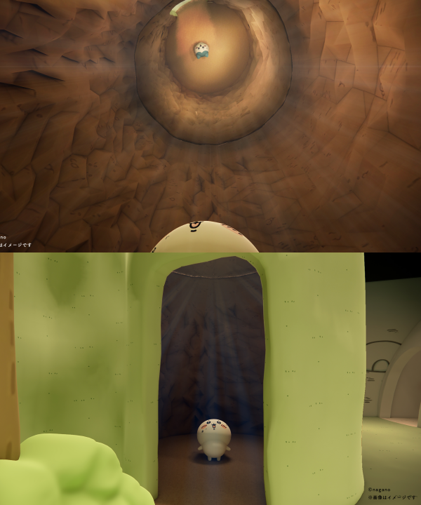 吉伊卡哇樂園-掉進洞裡的小八貓