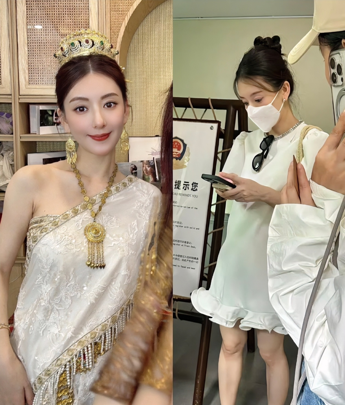 方媛私下真實模樣同樣美麗。