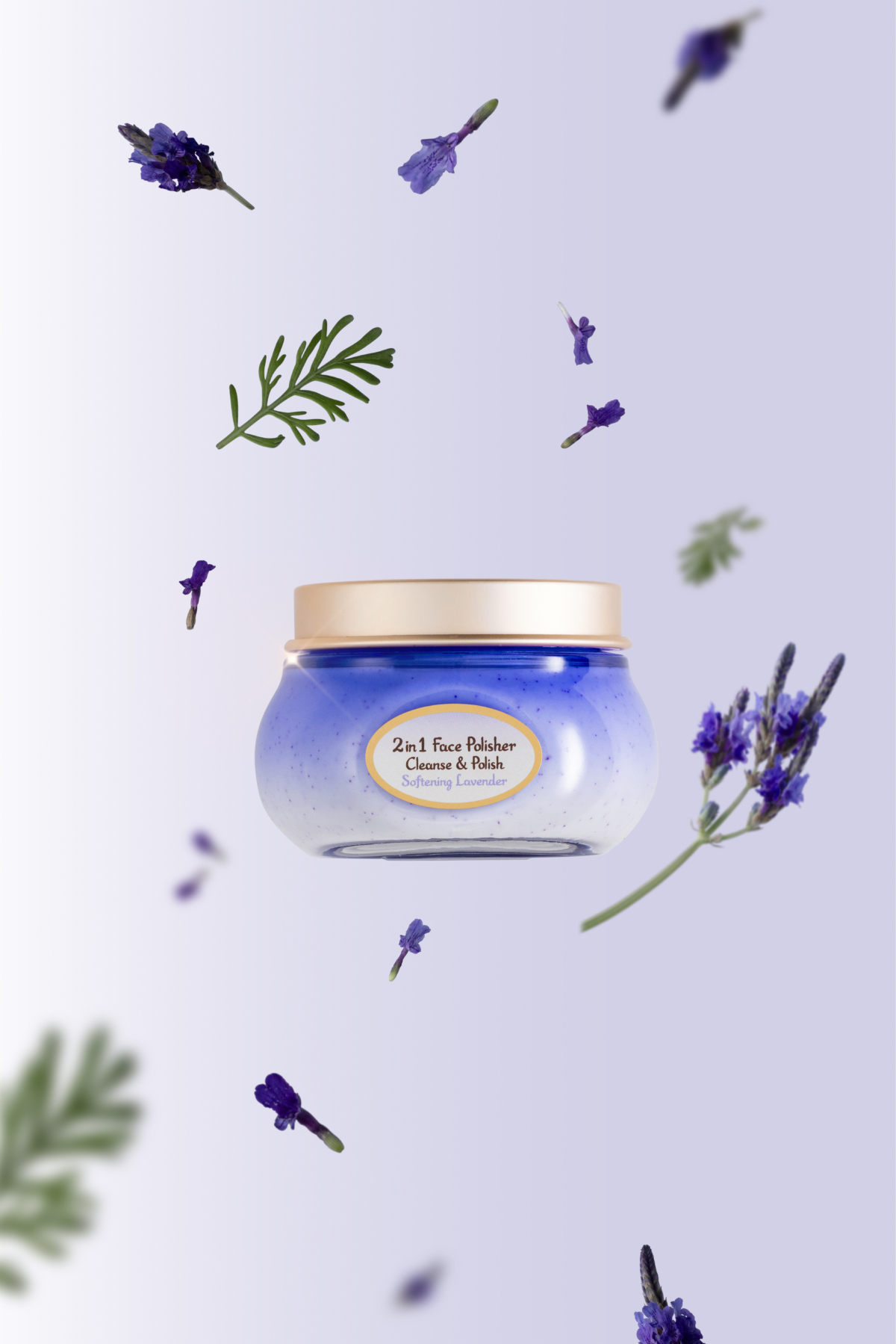 SABON 二合一臉部磨砂膏 舒緩薰衣草