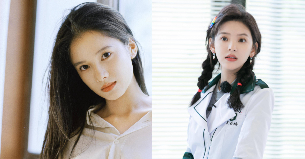 張婧儀、章若楠臉蛋甜美，氣質清新。