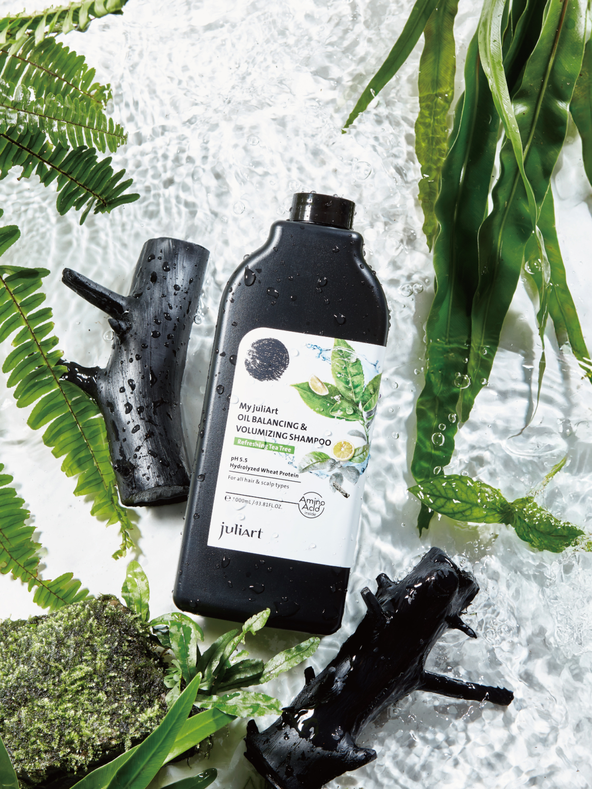 juliArt 覺亞控油蓬鬆洗髮精（沁涼茶樹系列） 1000ml