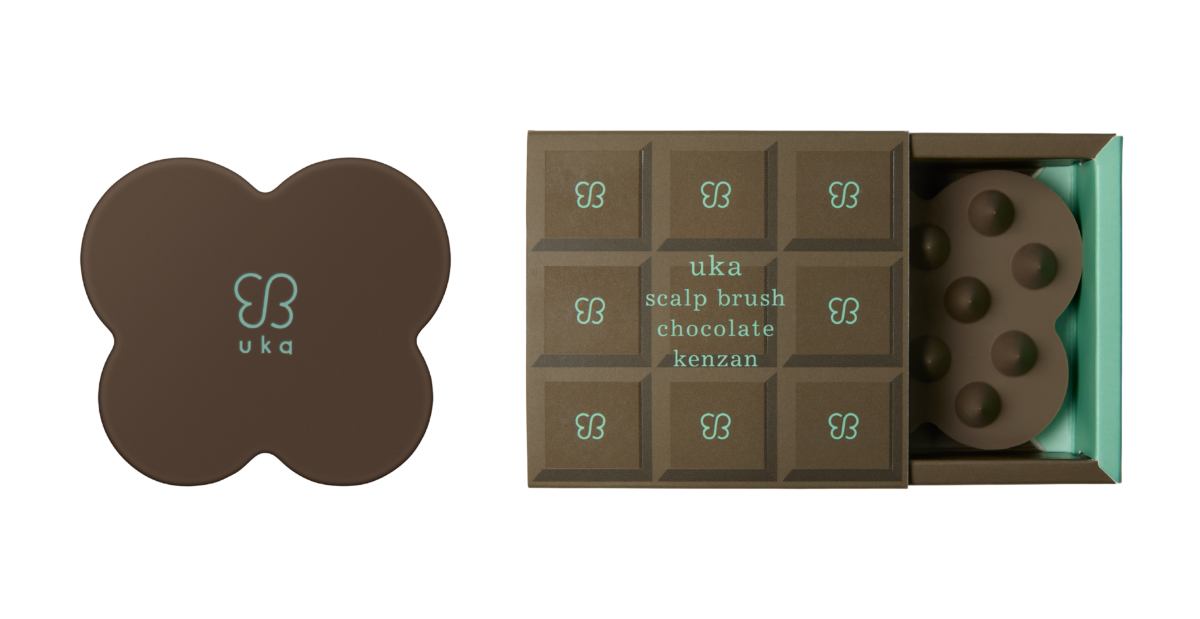 uka 舒活頭皮按摩刷（硬）_薄荷巧克力 NT$780