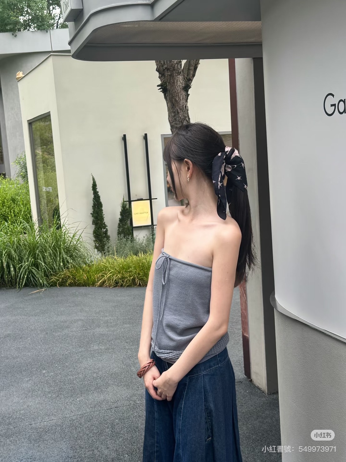 經典髮帶式絲巾