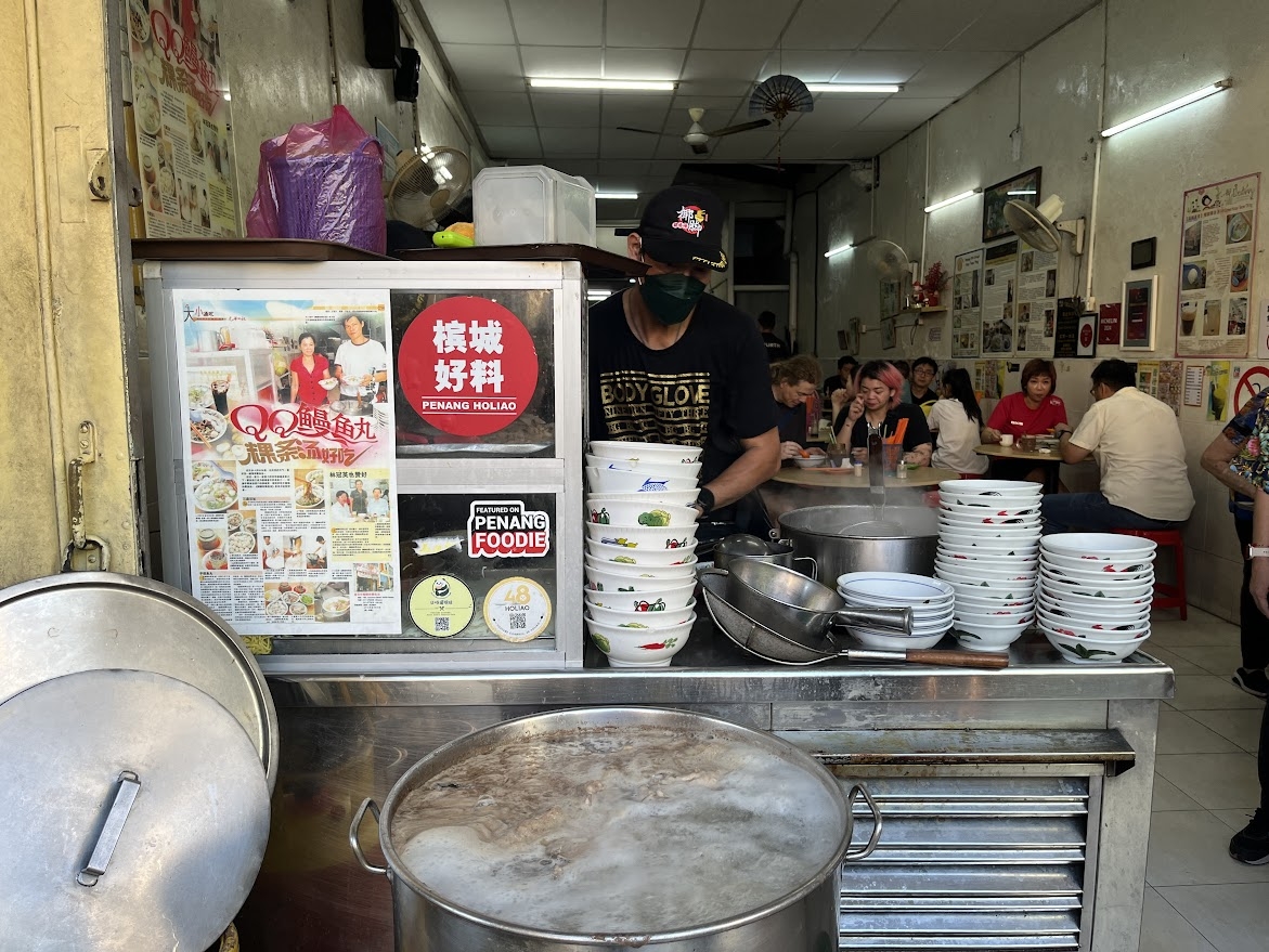 椰腳粿條湯的美味大鍋湯