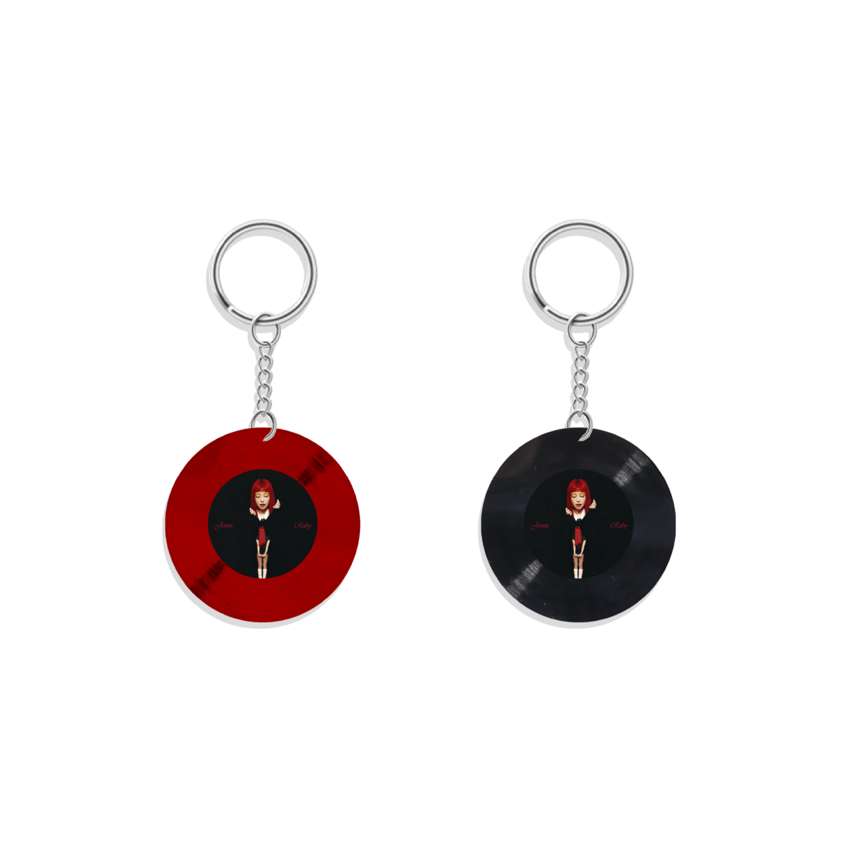 黑膠鑰匙圈，台幣 300 元。