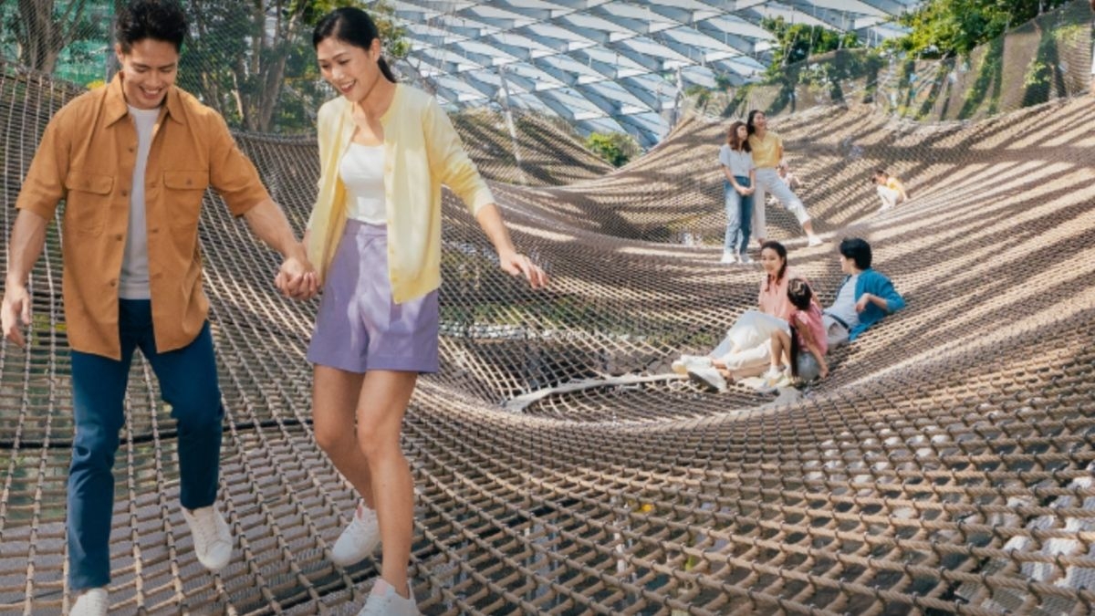 超巨大的彈跳往,大人小孩都能玩得超盡興。