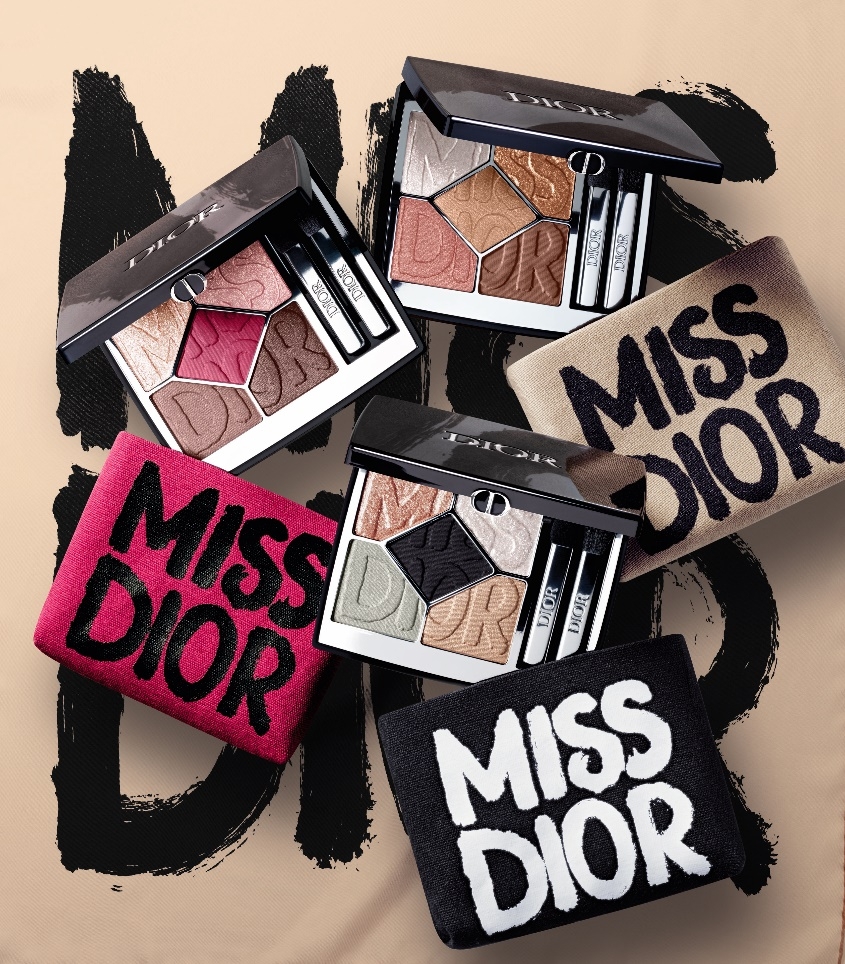 迪奧 經典五色眼影 MISS DIOR 塗鴉限量版，NT$2,950
