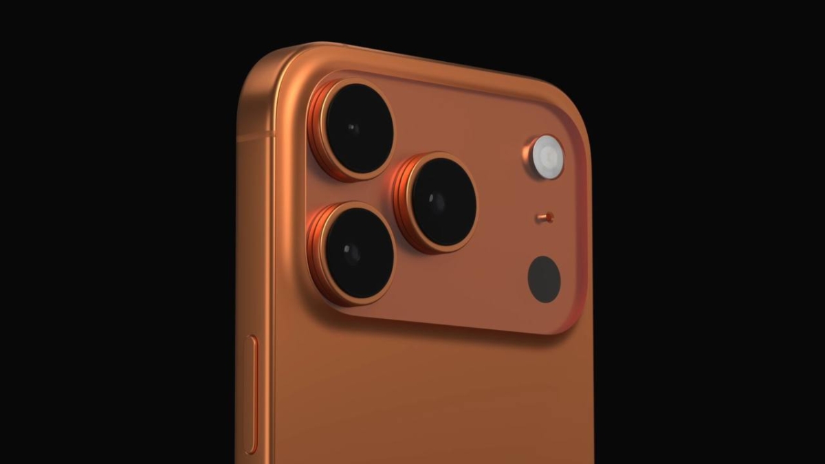 iPhone 17 Pro橘銅色側面