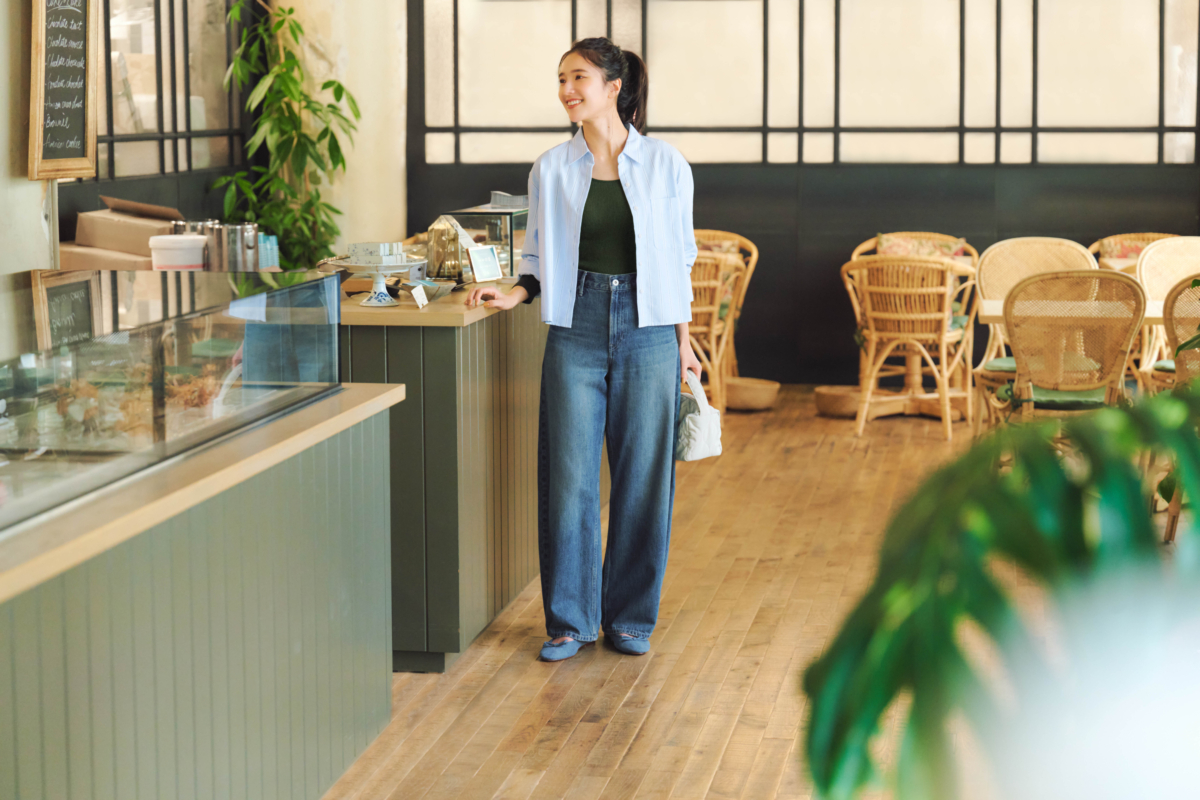 UNIQLO 女裝 繭型牛仔褲,NT$1,290