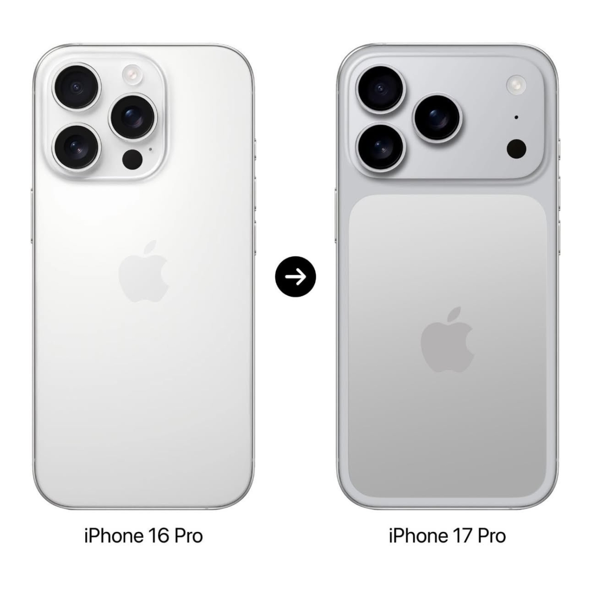 iPhone 17 Pro外型變化