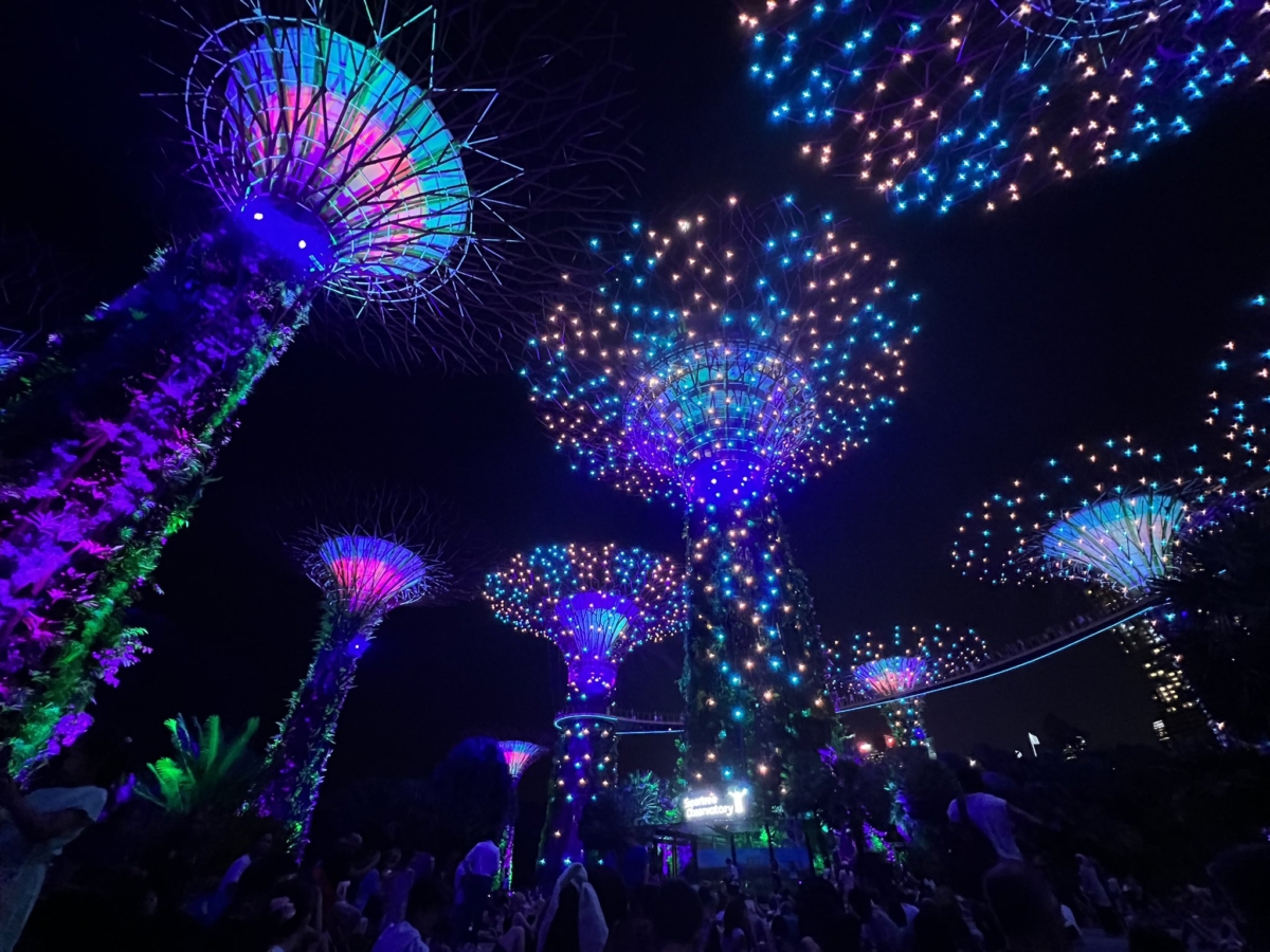 天空樹燈光秀每天會有兩場演出