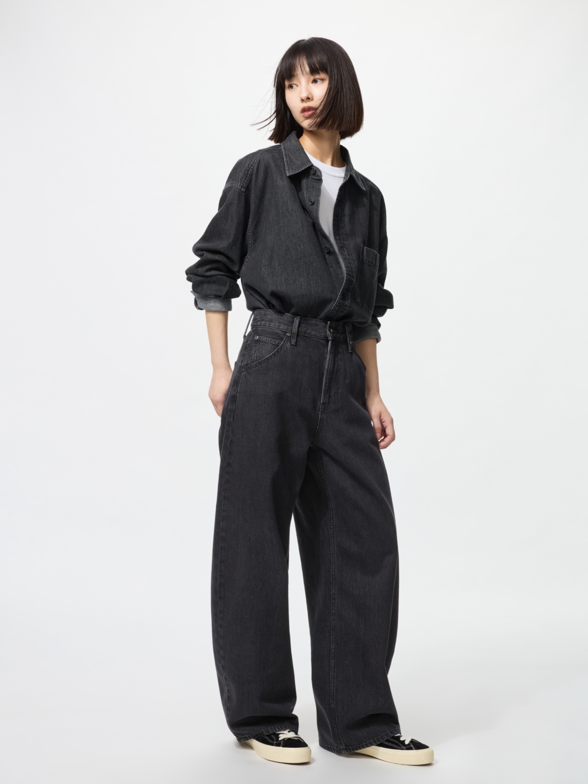 UNIQLO 2025早秋褲裝繭型牛仔褲Buggy Curve Jeans