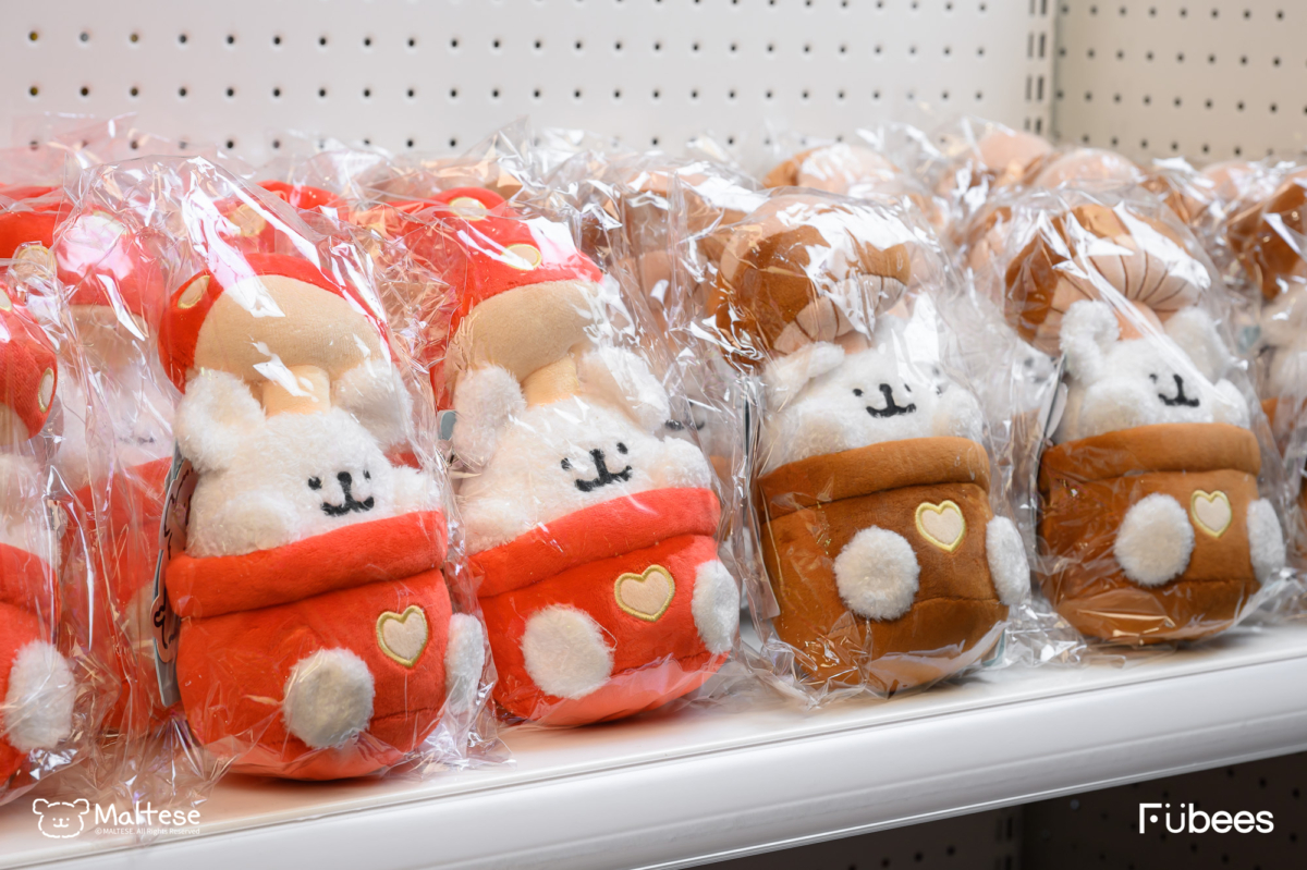 線條小狗夏日狂歡趣玩偶