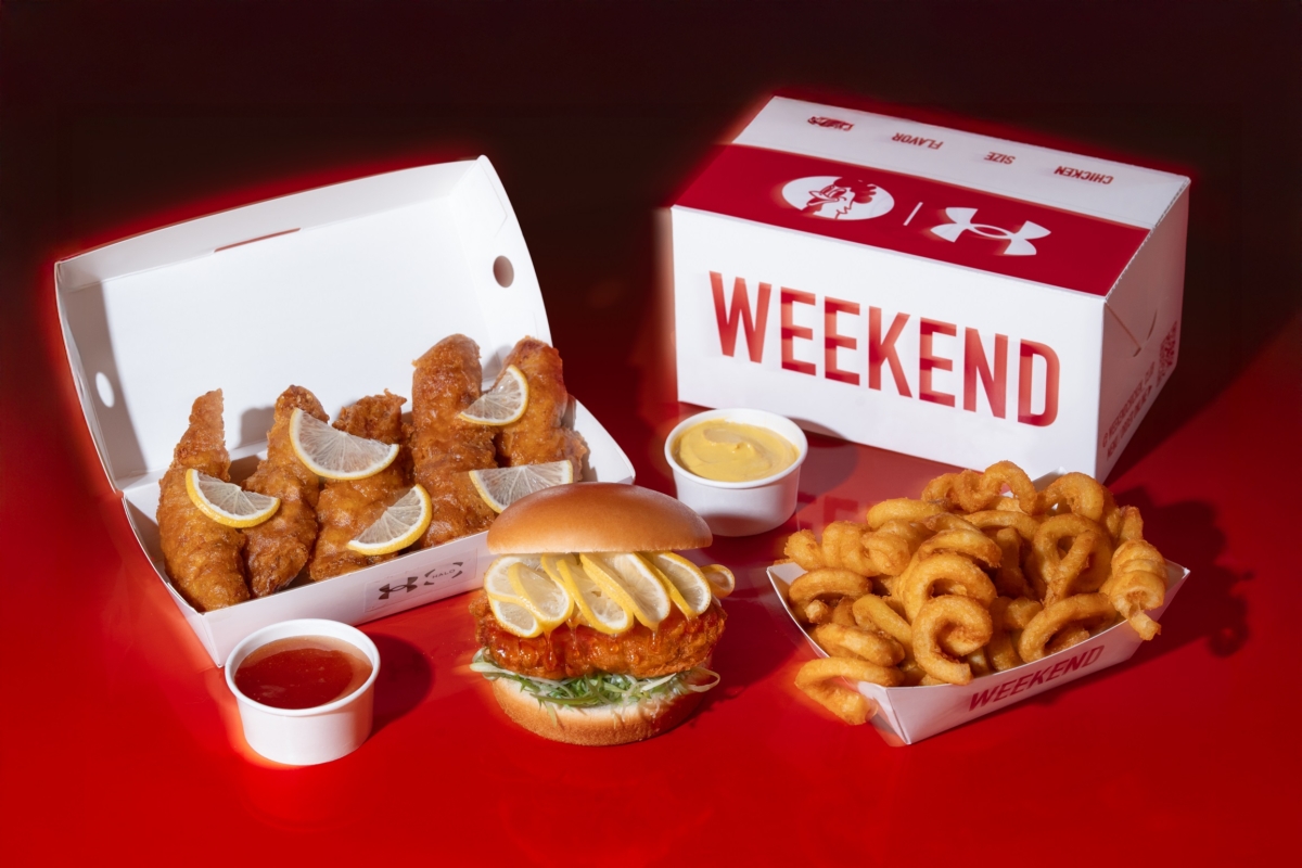 「UA HALO X 週末炸雞」 推出多款結合運動能量與罪惡美味的限定餐點。