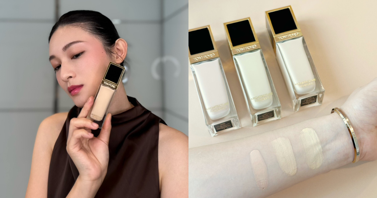 靜奢感「底妝」推薦03：TOM FORD 立體光影奢華水光粉底液 SPF50/PA++++ NT$3,350