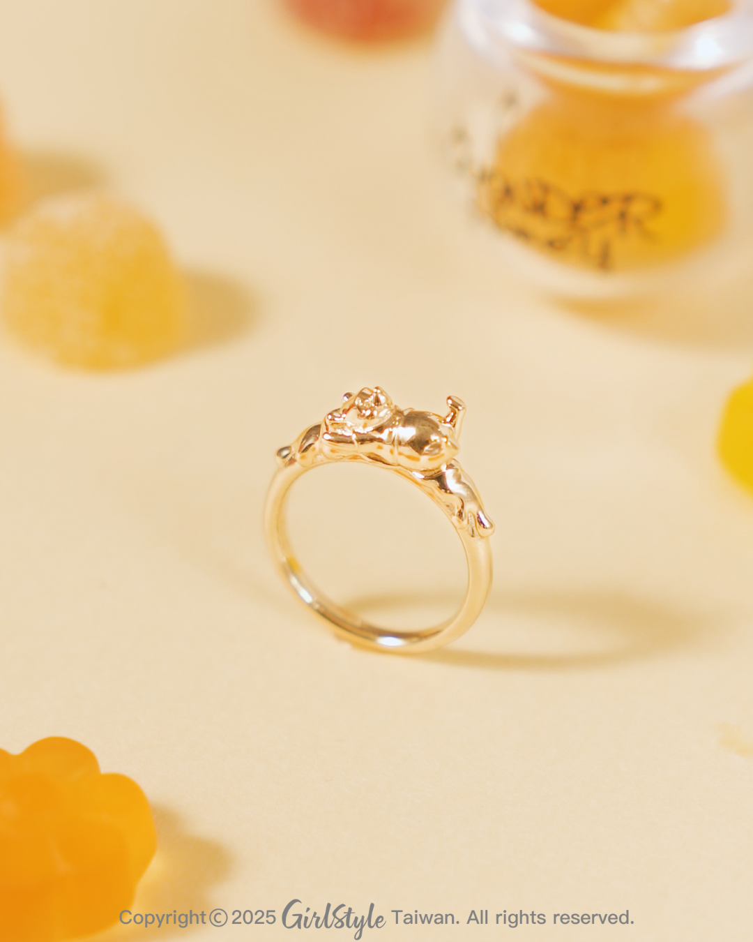 K.UNO Honey Nap 小熊維尼戒指