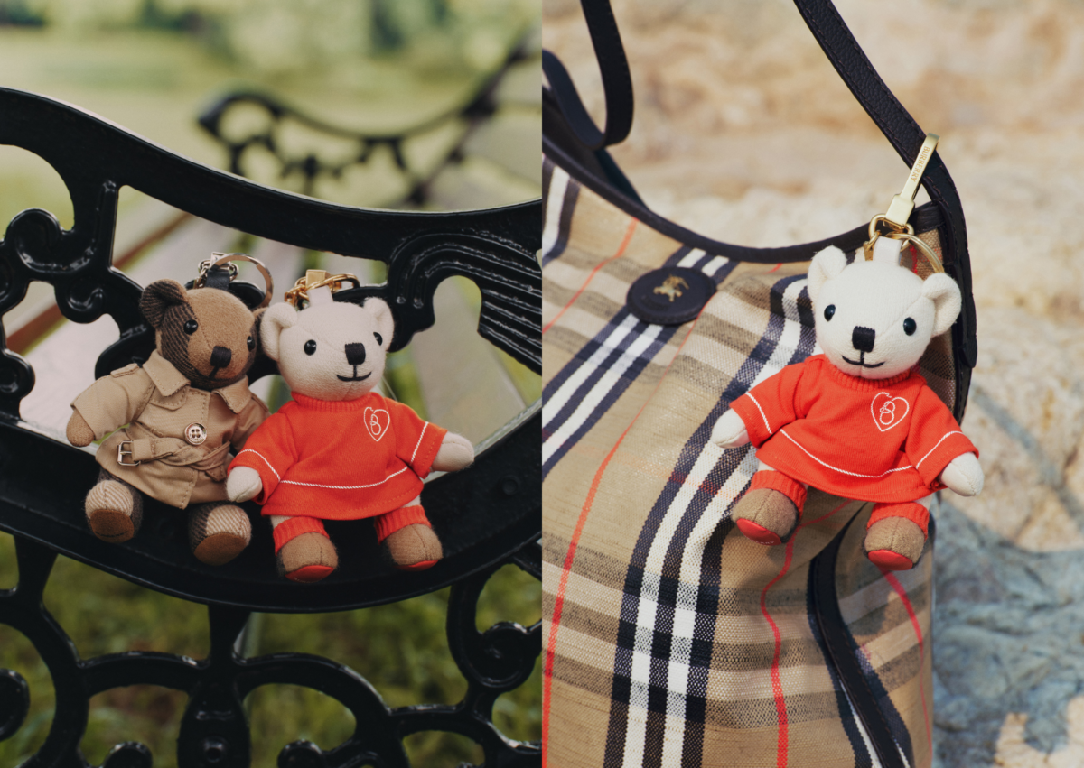Burberry Thomas 泰迪熊吊飾，NT$ 13,200